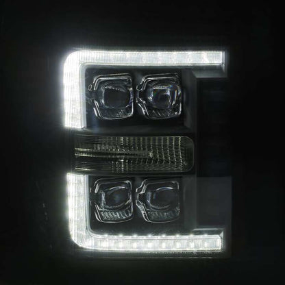 AlphaRex NOVA Plank Style LED Projector Headlight Assembly - Alpha Black w/ Activation Light & Sequential Signal | 2011-2016 Ford F250 Super Duty - Stateside Performance - Headlights - AlphaRex - AlphaRex NOVA Plank Style LED Projector Headlight Assembly - Alpha Black w/ Activation Light & Sequential Signal | 2011-2016 Ford F250 Super Duty
