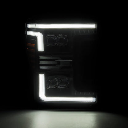 AlphaRex NOVA-Series LED Projector Headlights - Black w/ Activation Light Sequential Signal & Switchback DRL | 2017-2019 Ford F350 Super Duty - Stateside Performance - Headlights - AlphaRex - AlphaRex NOVA-Series LED Projector Headlights - Black w/ Activation Light Sequential Signal & Switchback DRL | 2017-2019 Ford F350 Super Duty