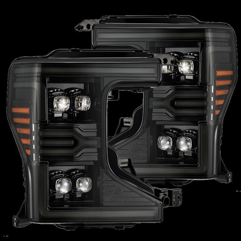 AlphaRex NOVA-Series Projector LED Headlight Assembly - Alpha Black w/ Activation Light & Sequential DRL | 2020-2022 Ford F250 Super Duty - Stateside Performance - Headlights - AlphaRex - AlphaRex NOVA-Series Projector LED Headlight Assembly - Alpha Black w/ Activation Light & Sequential DRL | 2020-2022 Ford F250 Super Duty
