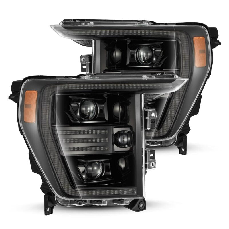 AlphaRex PRO-Series Projector Headlight Assembly - Alpha-Black w/ Activ Light & Seq Signal | 2021-2023 Ford F150 Raptor - Stateside Performance - Headlights - AlphaRex - AlphaRex PRO-Series Projector Headlight Assembly - Alpha-Black w/ Activ Light & Seq Signal | 2021-2023 Ford F150 Raptor