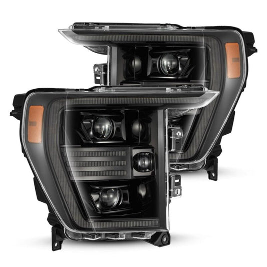 AlphaRex PRO-Series Projector Headlight Assembly - Alpha-Black w/ Activ Light & Seq Signal | 2021-2023 Ford F150 Raptor - Stateside Performance - Headlights - AlphaRex - AlphaRex PRO-Series Projector Headlight Assembly - Alpha-Black w/ Activ Light & Seq Signal | 2021-2023 Ford F150 Raptor