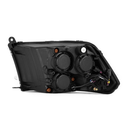 AlphaRex PRO-Series Projector Headlight Assembly - Alpha Black w/ Sequential Signal & Top/Middle DRL | 2010-2018 Ram 2500 - Stateside Performance - Headlights - AlphaRex - AlphaRex PRO-Series Projector Headlight Assembly - Alpha Black w/ Sequential Signal & Top/Middle DRL | 2010-2018 Ram 2500