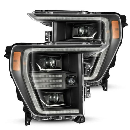 AlphaRex PRO-Series Projector Headlight Assembly - Black w/ Activ Light & Seq Signal | 2021-2023 Ford F150 - Stateside Performance - Headlights - AlphaRex - AlphaRex PRO-Series Projector Headlight Assembly - Black w/ Activ Light & Seq Signal | 2021-2023 Ford F150