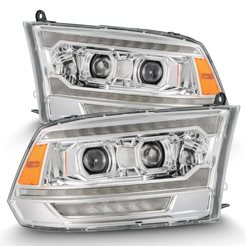 AlphaRex PRO-Series Projector Headlight Assembly - Chrome, Sequential Signal, Top/Middle DRL | 2010-2018 Ram 3500 - Stateside Performance - Headlights - AlphaRex - AlphaRex PRO-Series Projector Headlight Assembly - Chrome, Sequential Signal, Top/Middle DRL | 2010-2018 Ram 3500