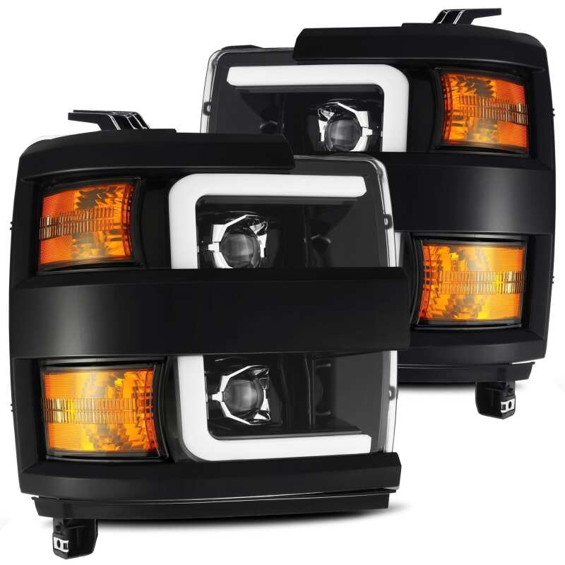 AlphaRex PRO-Series Projector Headlight Assembly - Jet Black, Activation Light/Sequential Signal/DRL | 2019 Chevy Silverado 3500HD - Stateside Performance - Headlights - AlphaRex - AlphaRex PRO-Series Projector Headlight Assembly - Jet Black, Activation Light/Sequential Signal/DRL | 2019 Chevy Silverado 3500HD