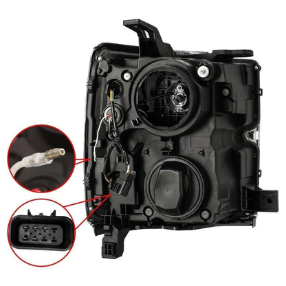 AlphaRex PRO-Series Projector Headlight Assembly - Jet Black, Activation Light/Sequential Signal/DRL | 2019 Chevy Silverado 3500HD - Stateside Performance - Headlights - AlphaRex - AlphaRex PRO-Series Projector Headlight Assembly - Jet Black, Activation Light/Sequential Signal/DRL | 2019 Chevy Silverado 3500HD