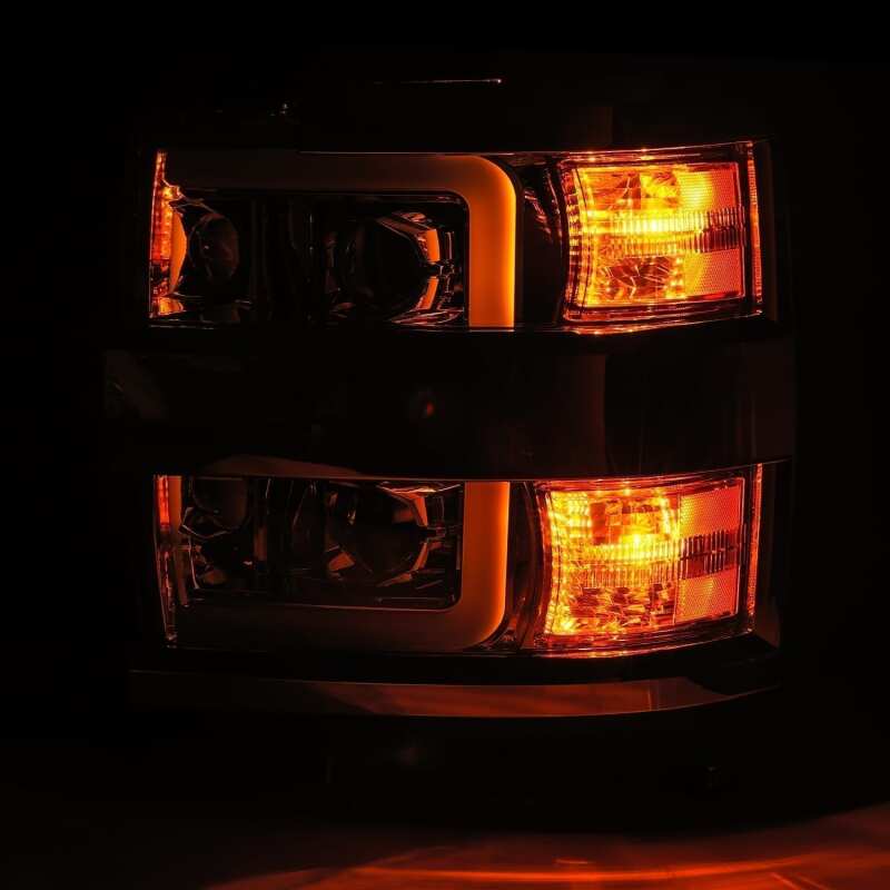 AlphaRex PRO-Series Projector Headlight Assembly - Jet Black, Activation Light/Sequential Signal/DRL | 2019 Chevy Silverado 3500HD - Stateside Performance - Headlights - AlphaRex - AlphaRex PRO-Series Projector Headlight Assembly - Jet Black, Activation Light/Sequential Signal/DRL | 2019 Chevy Silverado 3500HD