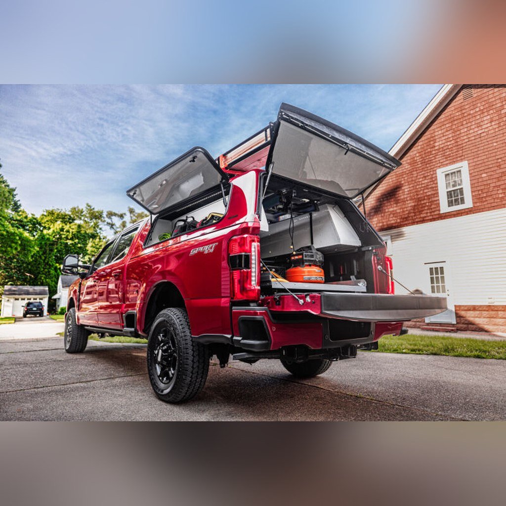 AMP Research BedStep - Black | 2023 - 2025 Ford F250 Super Duty - Stateside Performance - Bed Steps - AMP Research - AMP Research BedStep - Black | 2023 - 2025 Ford F250 Super Duty