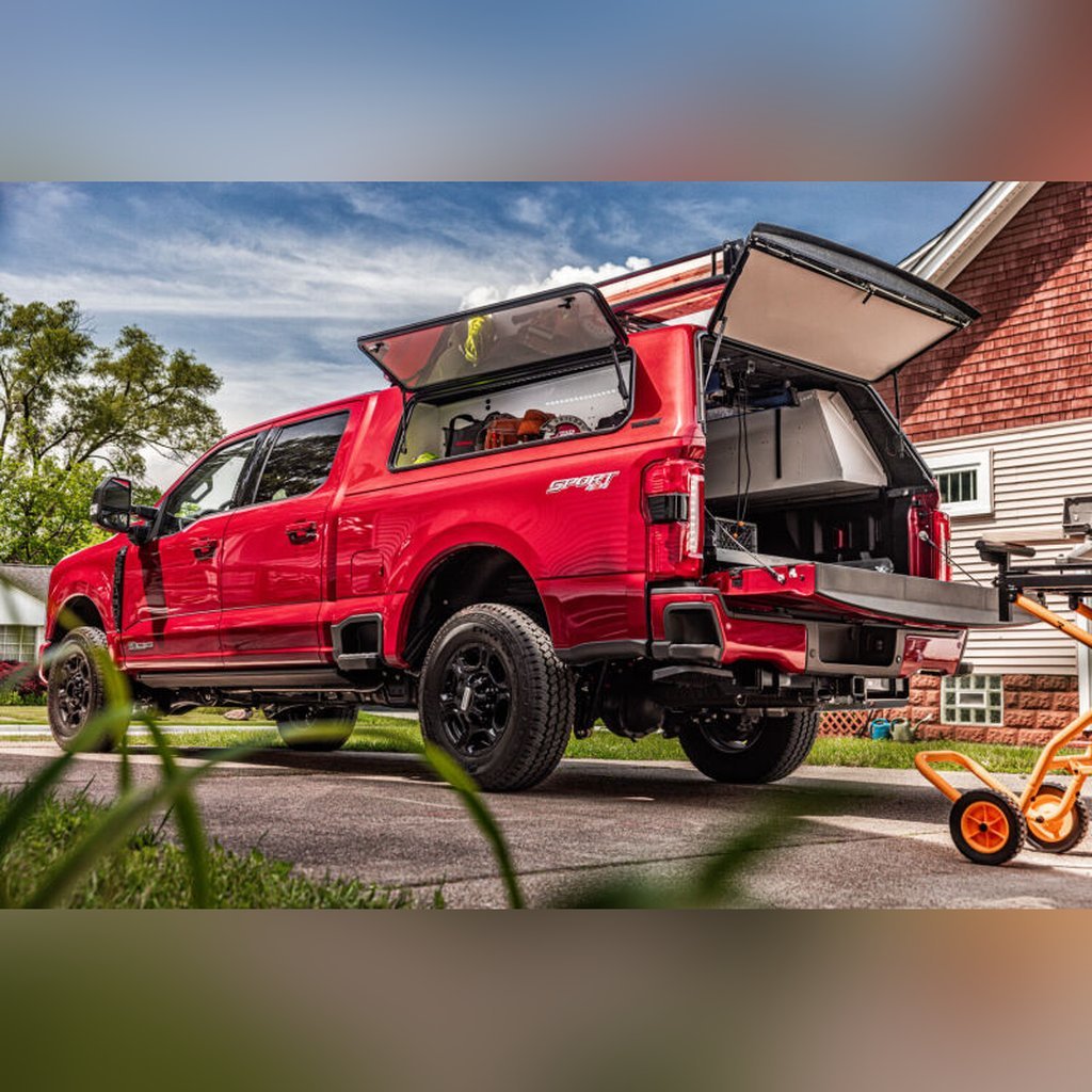 AMP Research BedStep - Black | 2023-2025 Ford F350 Super Duty - Stateside Performance - Bed Steps - AMP Research - AMP Research BedStep - Black | 2023-2025 Ford F350 Super Duty