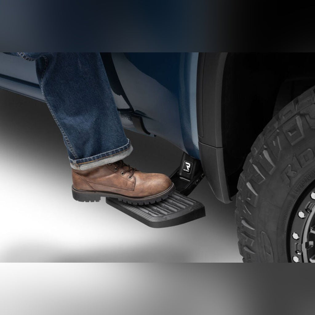 AMP Research BedStep2 - Black | 2019-2026 GMC Sierra 1500 - Stateside Performance - Bed Steps - AMP Research - AMP Research BedStep2 - Black | 2019-2026 GMC Sierra 1500