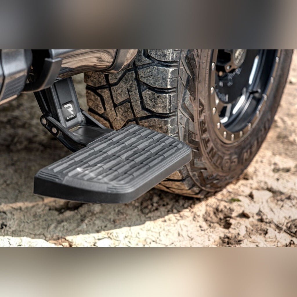 AMP Research BedStep2 - Black | 2022-2025 Ford F150 Lightning - Stateside Performance - Bed Steps - AMP Research - AMP Research BedStep2 - Black | 2022-2025 Ford F150 Lightning