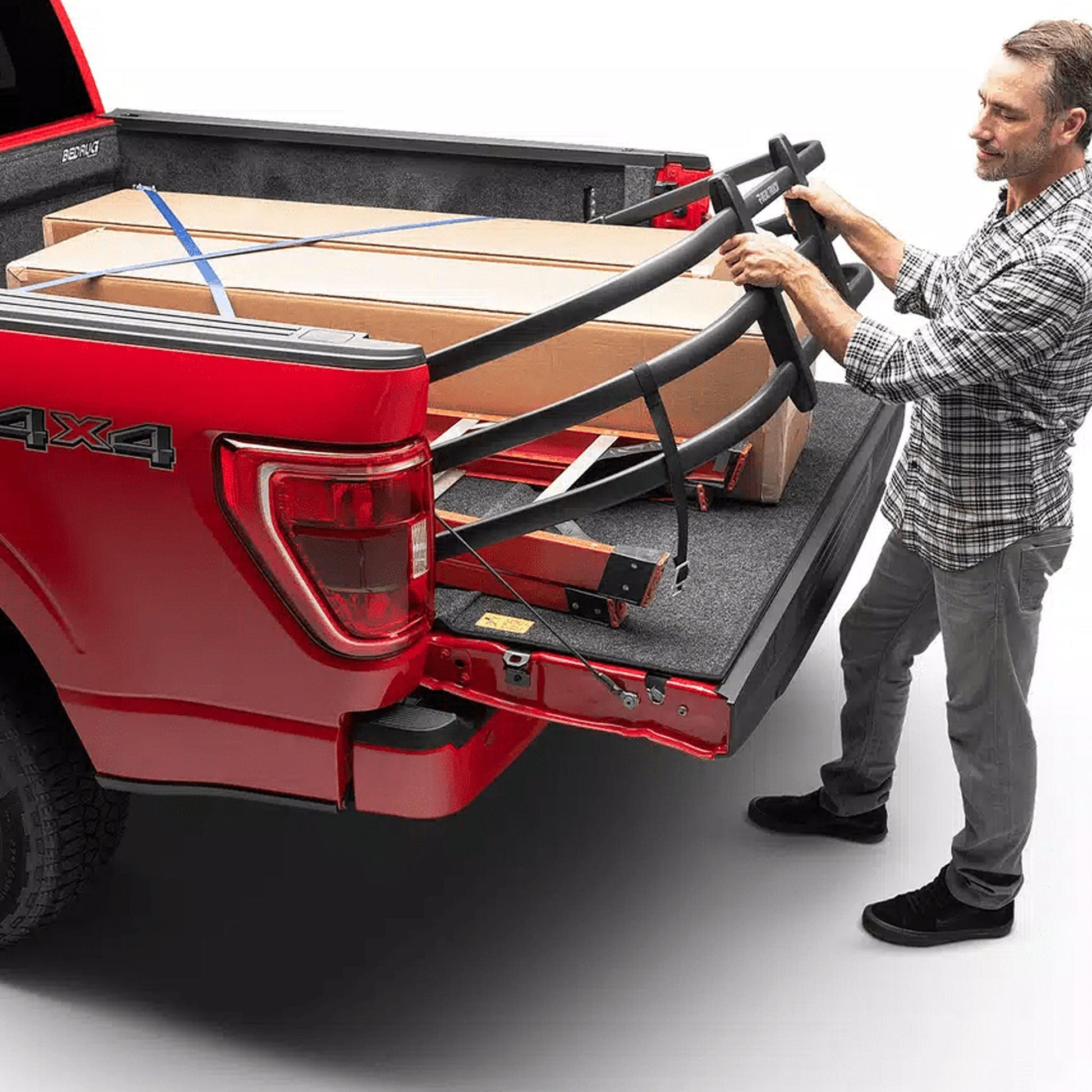 AMP Research BedXtender HD Max - Black | 2015 - 2020 Ford F150 - Stateside Performance - Bed Extenders - AMP Research - AMP Research BedXtender HD Max - Black | 2015 - 2020 Ford F150