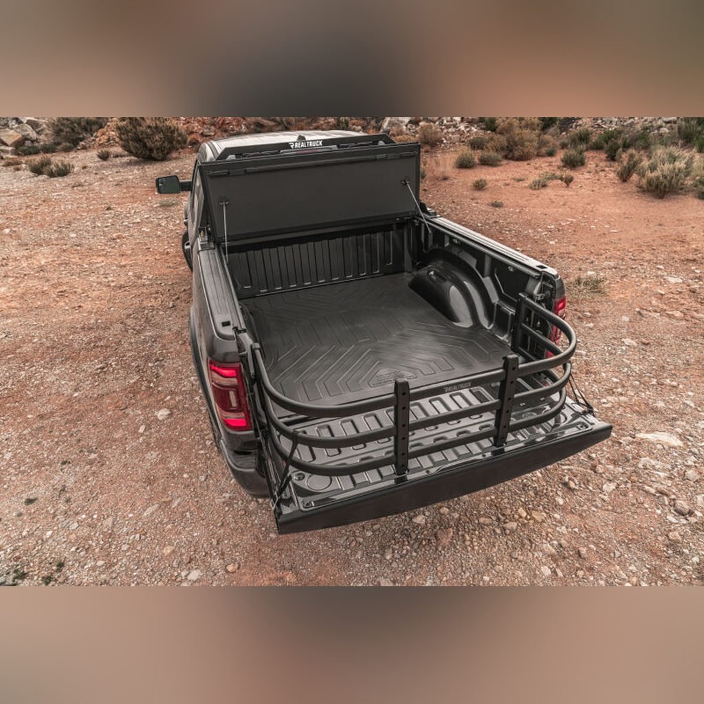 AMP Research Bedxtender HD Max Truck Bed Extender - Black, Std Cab, w/o RamBox | 2019-2025 Ram 1500 - Stateside Performance - Bed Bars - AMP Research - AMP Research Bedxtender HD Max Truck Bed Extender - Black, Std Cab, w/o RamBox | 2019-2025 Ram 1500