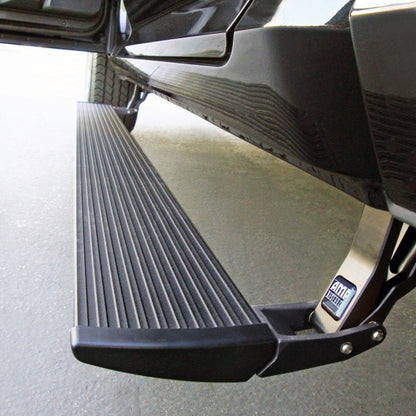 AMP Research PowerStep Plug N Play Retractable Running Boards - Black | 2013-2015 Ram 1500 - Stateside Performance - Running Boards - AMP Research - AMP Research PowerStep Plug N Play Retractable Running Boards - Black | 2013-2015 Ram 1500