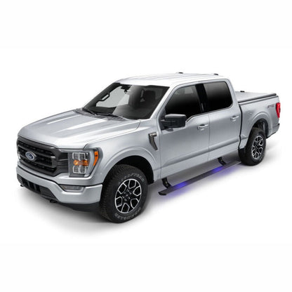 AMP Research PowerStep Plug N Play Retractable Running Boards - Black | 2021-2026 Ford F150 Raptor - Stateside Performance - Running Boards - AMP Research - AMP Research PowerStep Plug N Play Retractable Running Boards - Black | 2021-2026 Ford F150 Raptor