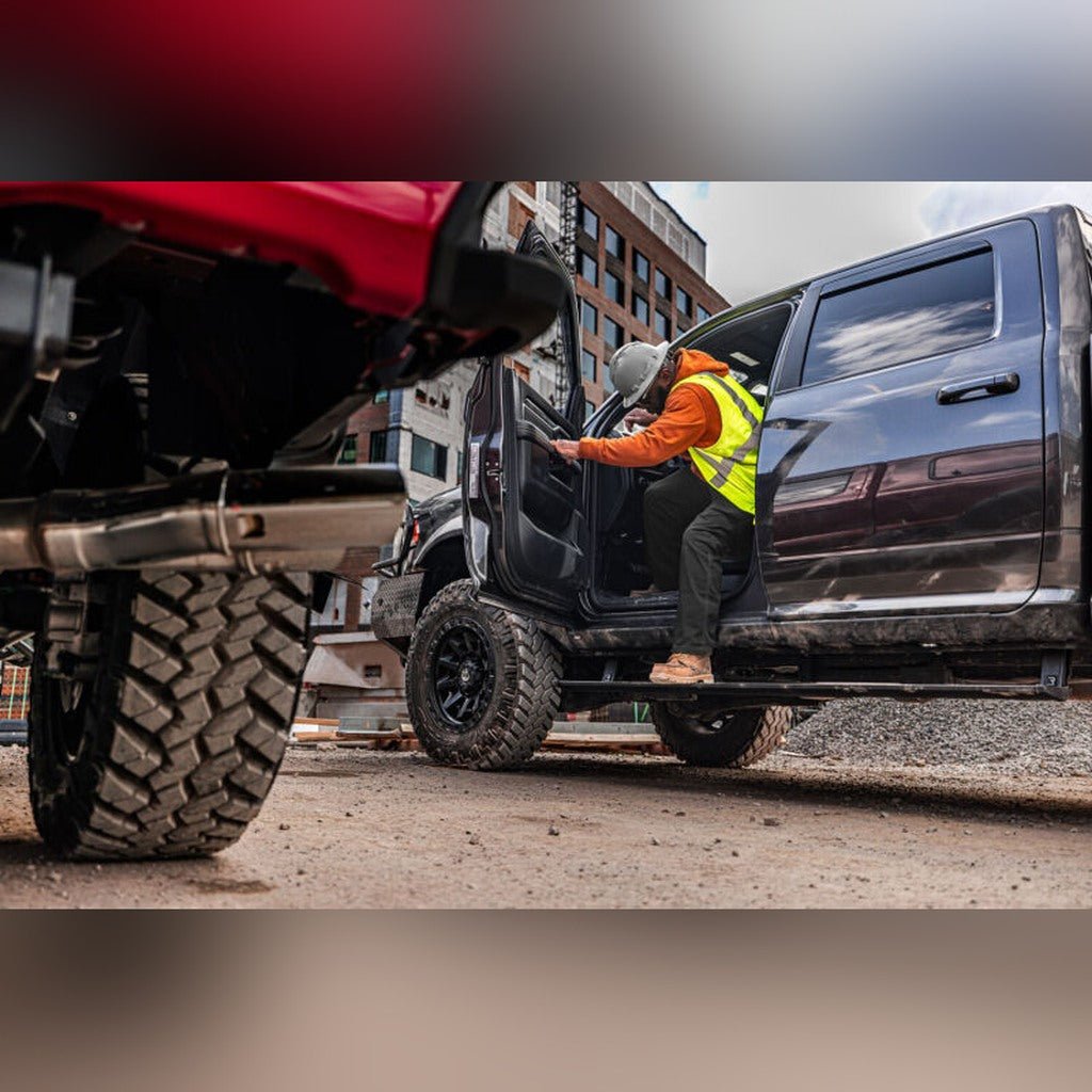 AMP Research PowerStep Vision Retractable Running Boards - Crew Cab | 2018 Ram 3500 - Stateside Performance - Running Boards - AMP Research - AMP Research PowerStep Vision Retractable Running Boards - Crew Cab | 2018 Ram 3500