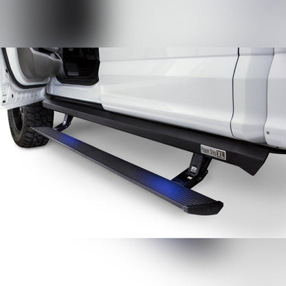 AMP Research PowerStep XL Retractable Running Boards - Crew Cab, Black w/ OEM Illumination | 2019-2024 Ram 1500 - Stateside Performance - Running Boards - AMP Research - AMP Research PowerStep XL Retractable Running Boards - Crew Cab, Black w/ OEM Illumination | 2019-2024 Ram 1500