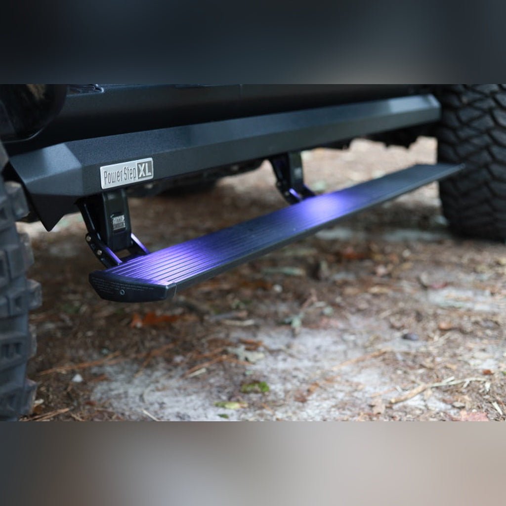 AMP Research PowerStep XL Retractable Running Boards - Mega Cab, Black | 2019-2024 Ram 2500 - Stateside Performance - Running Boards - AMP Research - AMP Research PowerStep XL Retractable Running Boards - Mega Cab, Black | 2019-2024 Ram 2500