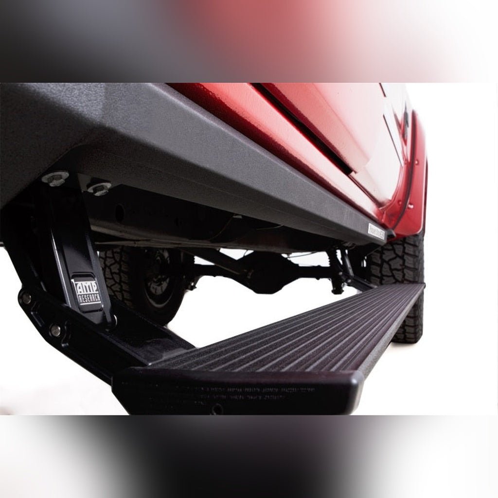 AMP Research PowerStep XL Retractable Running Boards - Mega Cab, Black | 2019-2024 Ram 2500 - Stateside Performance - Running Boards - AMP Research - AMP Research PowerStep XL Retractable Running Boards - Mega Cab, Black | 2019-2024 Ram 2500
