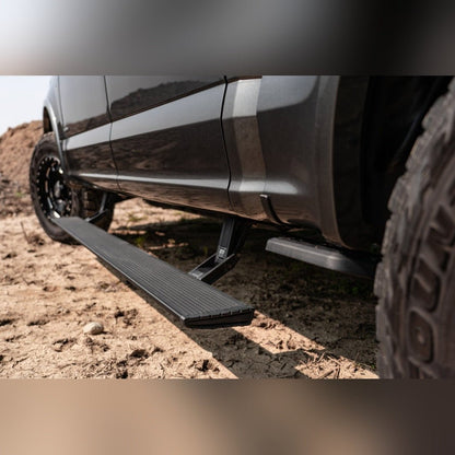 AMP Research PowerStep Xtreme Retractable Running Boards - Black | 2015-2019 Chevy Silverado 3500HD - Stateside Performance - Running Boards - AMP Research - AMP Research PowerStep Xtreme Retractable Running Boards - Black | 2015-2019 Chevy Silverado 3500HD