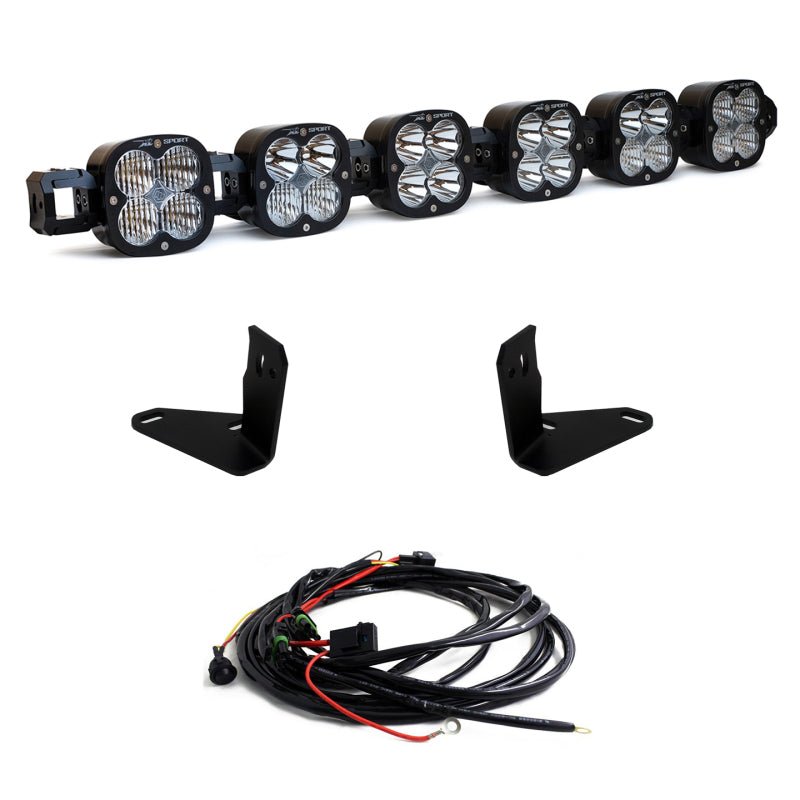 Baja Designs 6 XL Linkable LED Light Bar - Steel Bumper Mount | 2021-2024 Ford Bronco - Stateside Performance - Light Bars & Cubes - Baja Designs - Baja Designs 6 XL Linkable LED Light Bar - Steel Bumper Mount | 2021-2024 Ford Bronco