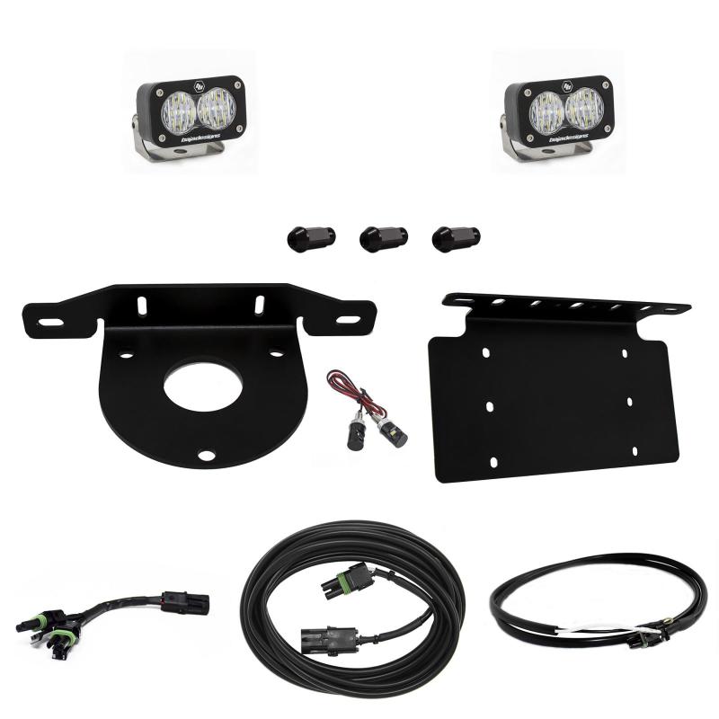Baja Designs Dual S2 Sport Reverse Kit w/ License Plate & Upfitter | 2021 - 2024 Ford Bronco - Stateside Performance - Light Bars & Cubes - Baja Designs - Baja Designs Dual S2 Sport Reverse Kit w/ License Plate & Upfitter | 2021 - 2024 Ford Bronco