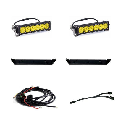 Baja Designs OnX6 10in Behind Grill Kit - Amber D/C | 2021-2026 Ford F150 Raptor - Stateside Performance - Light Bars & Cubes - Baja Designs - Baja Designs OnX6 10in Behind Grill Kit - Amber D/C | 2021-2026 Ford F150 Raptor