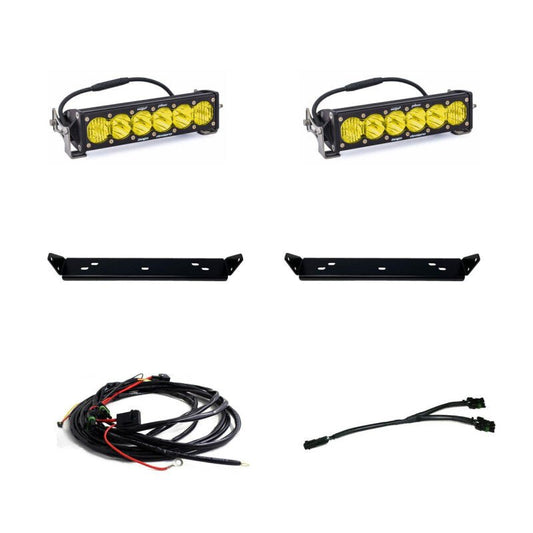 Baja Designs OnX6 10in Behind Grill Kit - Amber D/C | 2021-2026 Ford F150 Raptor - Stateside Performance - Light Bars & Cubes - Baja Designs - Baja Designs OnX6 10in Behind Grill Kit - Amber D/C | 2021-2026 Ford F150 Raptor
