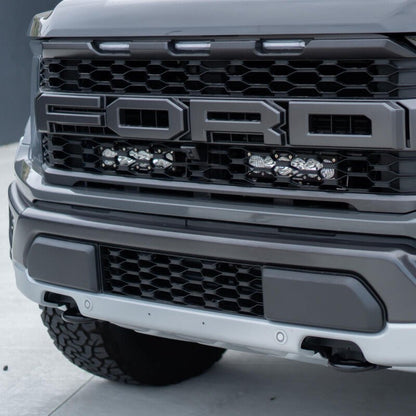 Baja Designs OnX6 Behind Grill Kit - 10in Clear D/C | 2021-2025 Ford F150 Raptor - Stateside Performance - Light Bars & Cubes - Baja Designs - Baja Designs OnX6 Behind Grill Kit - 10in Clear D/C | 2021-2025 Ford F150 Raptor