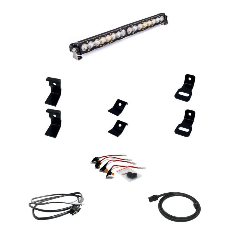Baja Designs OnX6/S8 20 in LED Light Bar Grille Mount Kit | 2021-2024 Ram 1500 TRX - Stateside Performance - Light Mounts - Baja Designs - Baja Designs OnX6/S8 20 in LED Light Bar Grille Mount Kit | 2021-2024 Ram 1500 TRX