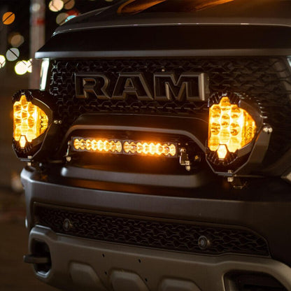 Baja Designs OnX6/S8 20 in LED Light Bar Grille Mount Kit | 2021-2024 Ram 1500 TRX - Stateside Performance - Light Mounts - Baja Designs - Baja Designs OnX6/S8 20 in LED Light Bar Grille Mount Kit | 2021-2024 Ram 1500 TRX