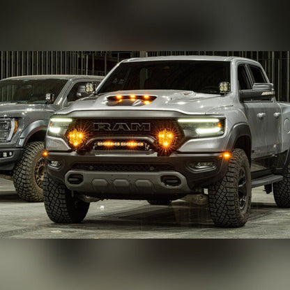 Baja Designs OnX6/S8 20 in LED Light Bar Grille Mount Kit | 2021-2024 Ram 1500 TRX - Stateside Performance - Light Mounts - Baja Designs - Baja Designs OnX6/S8 20 in LED Light Bar Grille Mount Kit | 2021-2024 Ram 1500 TRX