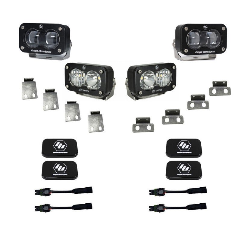 Baja Designs S2 SAE Pro LED Fog Pocket Light Kit | 2021-2025 Ford F150 Raptor - Stateside Performance - Fog Lights - Baja Designs - Baja Designs S2 SAE Pro LED Fog Pocket Light Kit | 2021-2025 Ford F150 Raptor