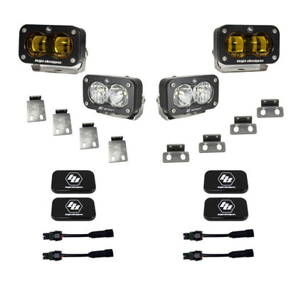 Baja Designs S2 SAE Pro LED Fog Pocket Light Kit | 2021-2025 Ford F150 Raptor - Stateside Performance - Fog Lights - Baja Designs - Baja Designs S2 SAE Pro LED Fog Pocket Light Kit | 2021-2025 Ford F150 Raptor