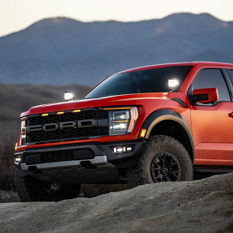 Baja Designs S2 SAE Pro LED Fog Pocket Light Kit - Amber | 2021-2025 Ford F150 Raptor - Stateside Performance - Fog Lights - Baja Designs - Baja Designs S2 SAE Pro LED Fog Pocket Light Kit - Amber | 2021-2025 Ford F150 Raptor