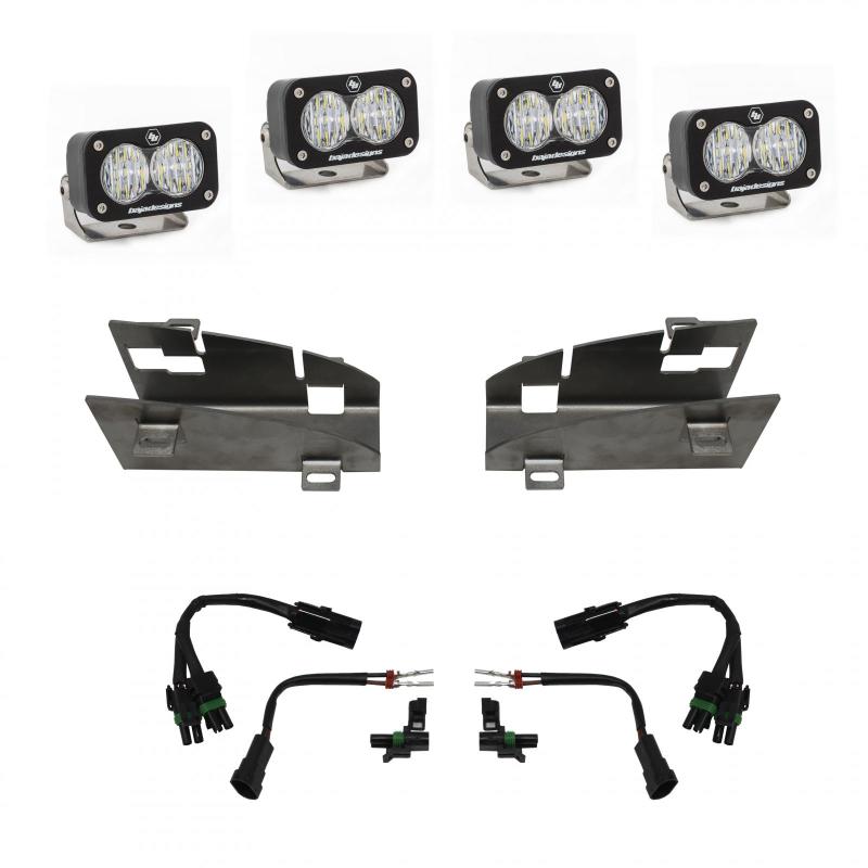 Baja Designs S2 Sport LED Dual Fog Pocket Light Kit - Rebel | 2021-2024 Ram 1500 TRX - Stateside Performance - Fog Lights - Baja Designs - Baja Designs S2 Sport LED Dual Fog Pocket Light Kit - Rebel | 2021-2024 Ram 1500 TRX