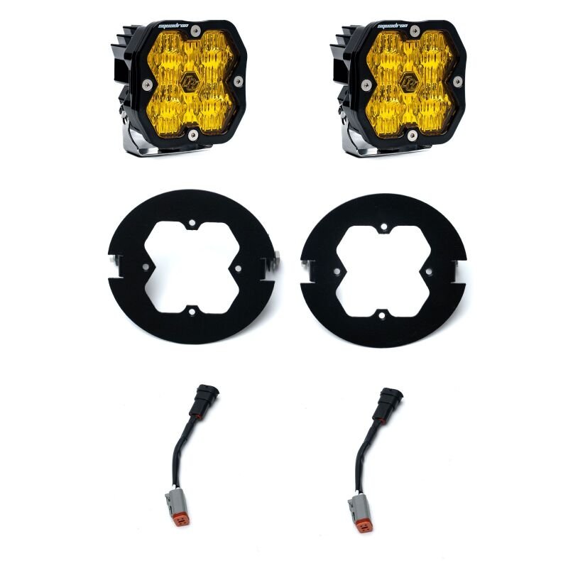 Baja Designs Squadron 2.0 LED Fog Pocket Light Kit - Amber | 2009-2014 Ford F150 - Stateside Performance - Light Bars & Cubes - Baja Designs - Baja Designs Squadron 2.0 LED Fog Pocket Light Kit - Amber | 2009-2014 Ford F150