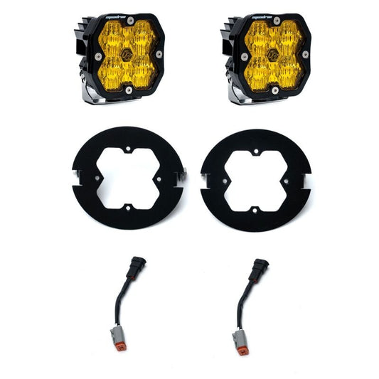 Baja Designs Squadron 2.0 LED Fog Pocket Light Kit - Amber | 2009-2014 Ford F150 - Stateside Performance - Light Bars & Cubes - Baja Designs - Baja Designs Squadron 2.0 LED Fog Pocket Light Kit - Amber | 2009-2014 Ford F150