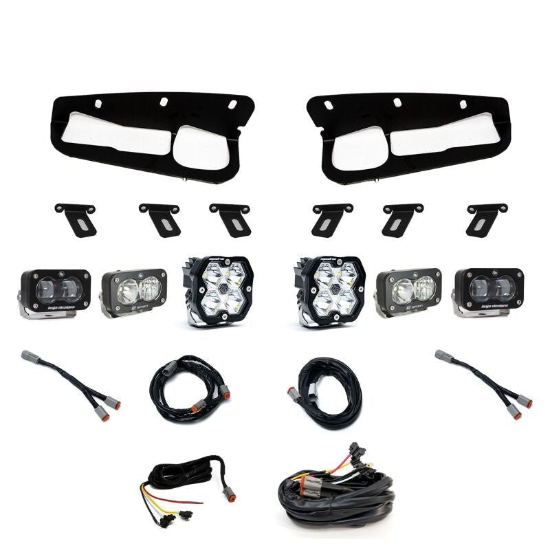 Baja Designs Squadron 2.0 Sport / S2 SAE / S2 Sport LED Fog Light Kit - Steel Bumper w/ Upfitter | 2021-2026 Ford Bronco - Stateside Performance - Light Bars & Cubes - Baja Designs - Baja Designs Squadron 2.0 Sport / S2 SAE / S2 Sport LED Fog Light Kit - Steel Bumper w/ Upfitter | 2021-2026 Ford Bronco