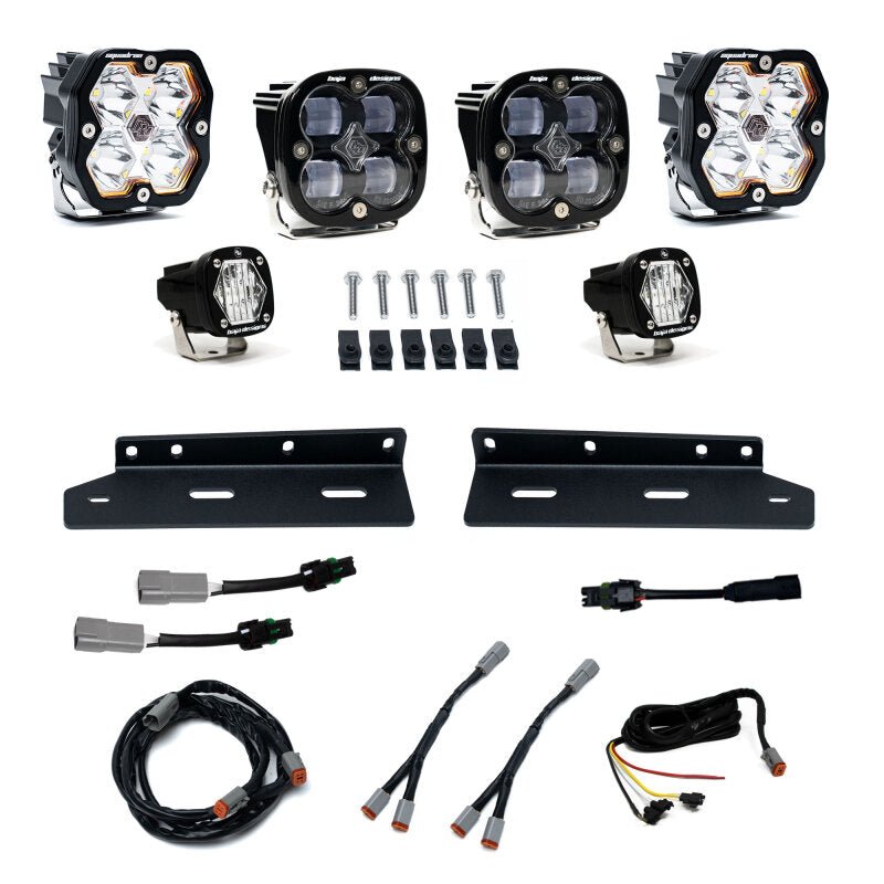 Baja Designs Squadron 2.0 Sport/S1 SAE Fog Light Pocket Kit - Clear | 2021-2026 Ford F150 Raptor - Stateside Performance - Fog Lights - Baja Designs - Baja Designs Squadron 2.0 Sport/S1 SAE Fog Light Pocket Kit - Clear | 2021-2026 Ford F150 Raptor