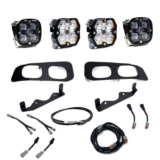 Baja Designs Squadron Pro/SAE 2.0 Dual Fog Pocket Kit - Clear | 2023 - 2026 Ford F250 Super Duty - Stateside Performance - Fog Lights - Baja Designs - Baja Designs Squadron Pro/SAE 2.0 Dual Fog Pocket Kit - Clear | 2023 - 2026 Ford F250 Super Duty
