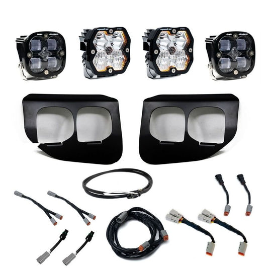 Baja Designs Squadron Pro/SAE 2.0 SAE Dual Fog Pocket Kit - Clear | 2020-2022 Ford F350 Super Duty - Stateside Performance - Fog Lights - Baja Designs - Baja Designs Squadron Pro/SAE 2.0 SAE Dual Fog Pocket Kit - Clear | 2020-2022 Ford F350 Super Duty