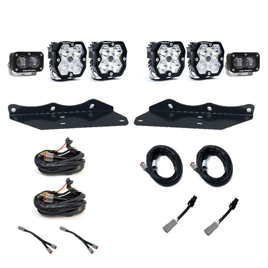 Baja Designs Squadron SAE 2.0/S2 Fog Pocket Kit Sportsman - Clear | 2017 - 2020 Ford F150 - Stateside Performance - Fog Lights - Baja Designs - Baja Designs Squadron SAE 2.0/S2 Fog Pocket Kit Sportsman - Clear | 2017 - 2020 Ford F150
