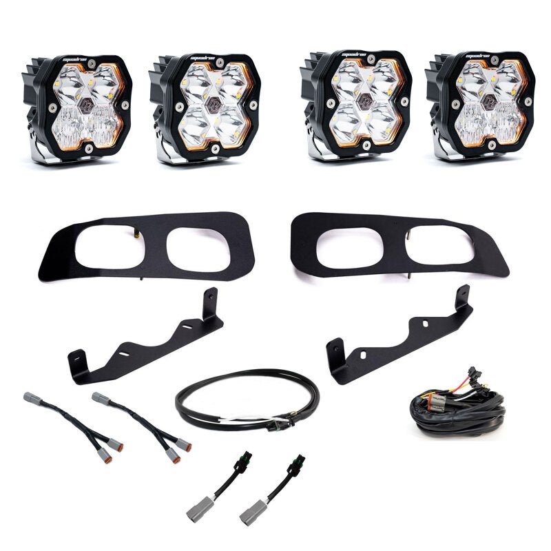 Baja Designs Squadron Sport 2.0 Dual Fog Pocket Kit Upfitter - Clear | 2023 - 2026 Ford F250 Super Duty - Stateside Performance - Fog Lights - Baja Designs - Baja Designs Squadron Sport 2.0 Dual Fog Pocket Kit Upfitter - Clear | 2023 - 2026 Ford F250 Super Duty