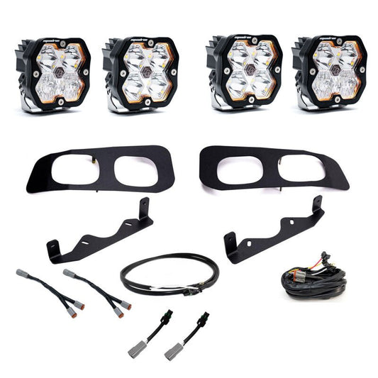 Baja Designs Squadron Sport 2.0 Dual Fog Pocket Kit Upfitter - Clear | 2023 - 2026 Ford F250 Super Duty - Stateside Performance - Fog Lights - Baja Designs - Baja Designs Squadron Sport 2.0 Dual Fog Pocket Kit Upfitter - Clear | 2023 - 2026 Ford F250 Super Duty