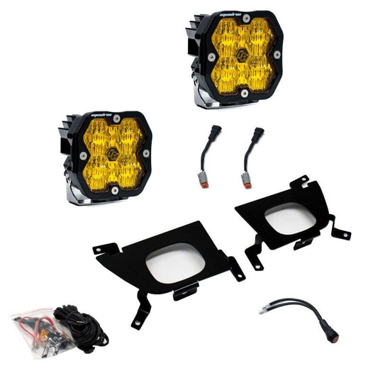 Baja Designs Squadron Sport 2.0 Fog Pocket Kit - Baja Amber | 2020 - 2022 Chevy Silverado 3500HD - Stateside Performance - Fog Lights - Baja Designs - Baja Designs Squadron Sport 2.0 Fog Pocket Kit - Baja Amber | 2020 - 2022 Chevy Silverado 3500HD