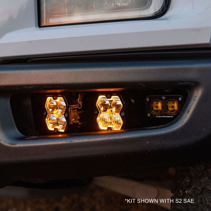 Baja Designs Squadron Sport Fog Pocket Kit - Clear | 2017 - 2020 Ford F150 - Stateside Performance - Fog Lights - Baja Designs - Baja Designs Squadron Sport Fog Pocket Kit - Clear | 2017 - 2020 Ford F150