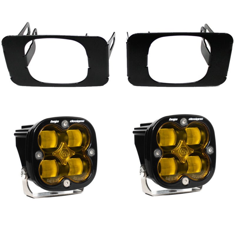 Baja Designs Squadron Sport LED Fog Light Kit - Amber | 2017-2022 Ford F250 Super Duty - Stateside Performance - Fog Lights - Baja Designs - Baja Designs Squadron Sport LED Fog Light Kit - Amber | 2017-2022 Ford F250 Super Duty