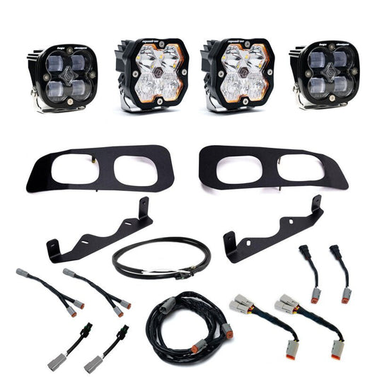 Baja Designs Squadron Sport/SAE 2.0 Dual Fog Pocket Kit Upfitter - SAE Clear | 2023-2026 Ford F350 Super Duty - Stateside Performance - Fog Lights - Baja Designs - Baja Designs Squadron Sport/SAE 2.0 Dual Fog Pocket Kit Upfitter - SAE Clear | 2023-2026 Ford F350 Super Duty