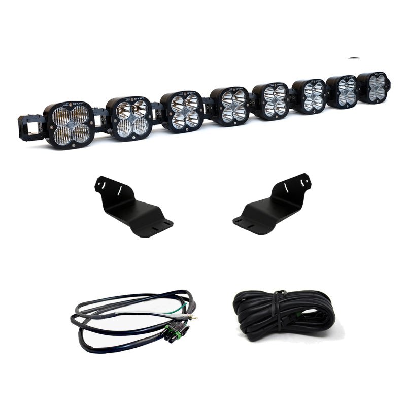 Baja Designs XL Linkable Roof Light Bar Kit - 8-Light w/ Upfitter | 2022-2026 Ford Bronco Raptor - Stateside Performance - Light Bars & Cubes - Baja Designs - Baja Designs XL Linkable Roof Light Bar Kit - 8-Light w/ Upfitter | 2022-2026 Ford Bronco Raptor